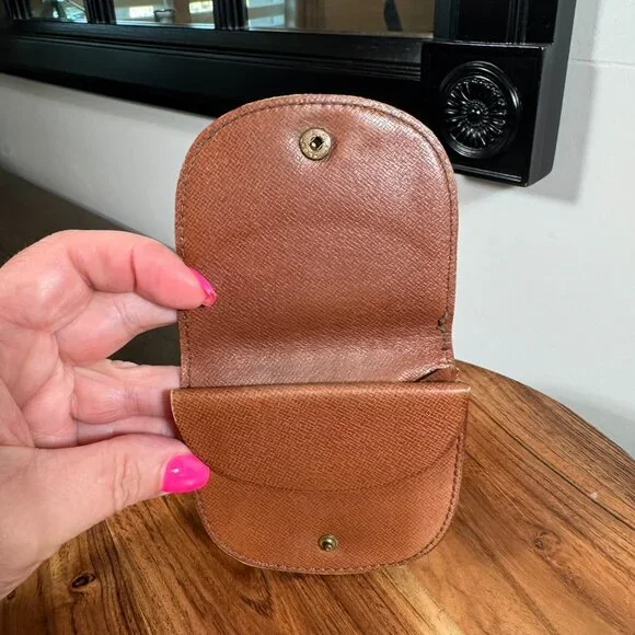 Louis Vuitton Monogram Cuvette Coin Case Vintage Petite Wallet - Picture 6 of 14